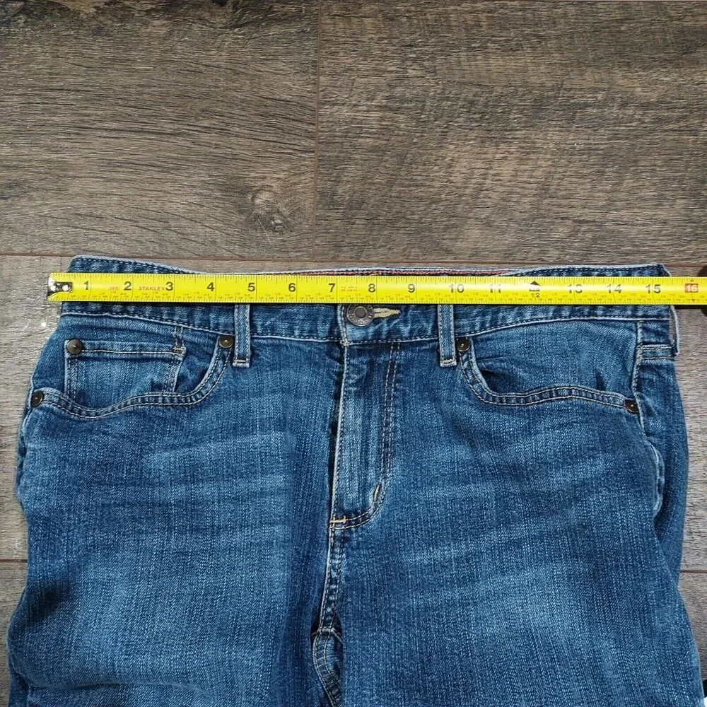 Eddie Bauer Slightly Curvy Bootcut Jeans Blue Size 8 - Picture 3 of 11